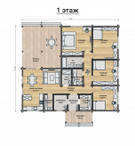 Дом из клееного бруса VZ-478